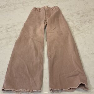 Zara Blush Wide-Leg Jeans